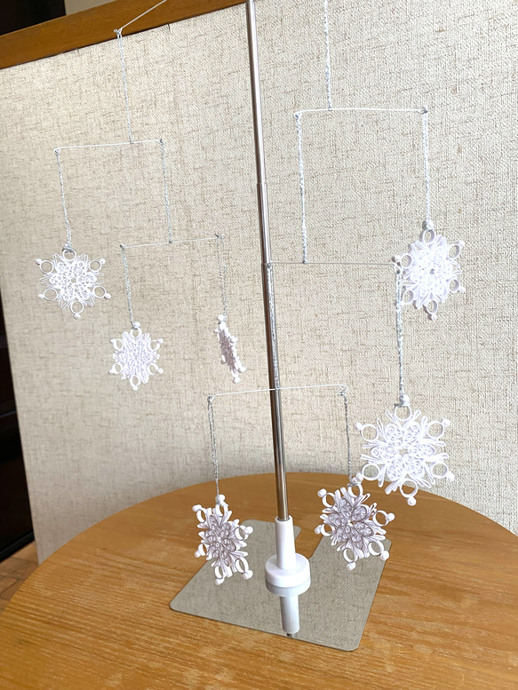モビール　雪の結晶Ａ 14枚目の画像