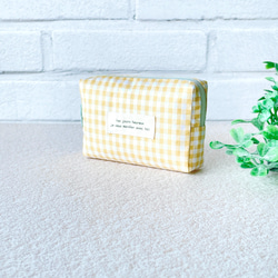 菜の花様ポケットティッシュケース ティッシュケース 本革 イタリア製 フラワー レザー ティッシュカバー