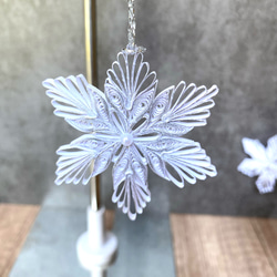 モビール　雪の結晶Ｂ 4枚目の画像