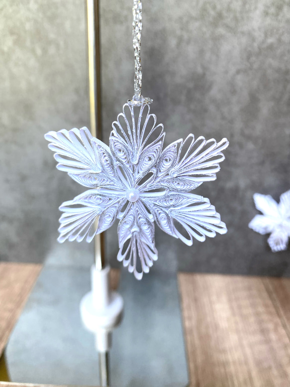 モビール　雪の結晶Ｂ 4枚目の画像