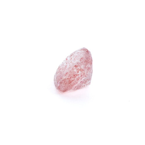 ストロベリークオーツ！かわいい！あまりとれないみたい！ 赤い内包物が可愛い石】ストロベリークォーツ 2.1ct 天然石 まる