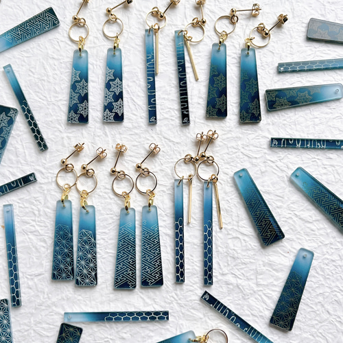 環 tamaki 【アクリルピアス/イヤリング】 ピアス（スタッド・一粒