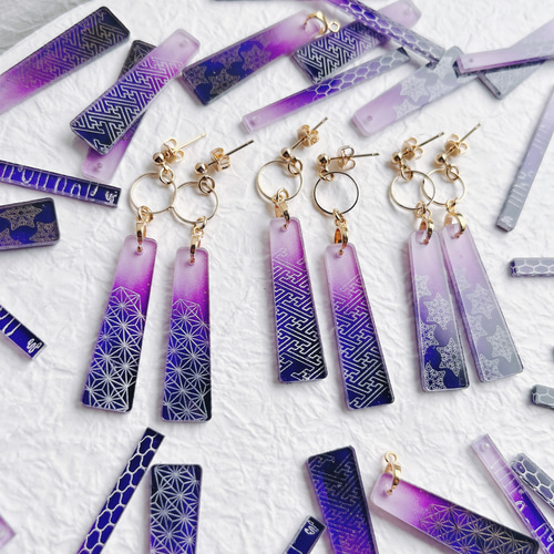 環 tamaki 【アクリルピアス/イヤリング】 ピアス（スタッド・一粒