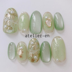 ミントグリーン ネイルチップ（つけ爪） の人気通販｜Creema