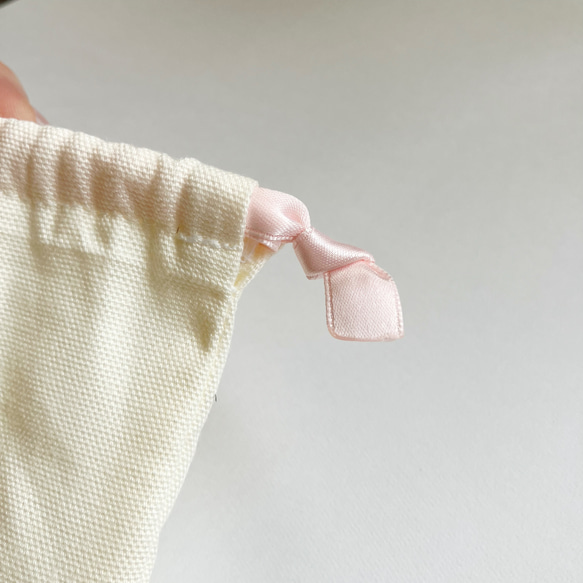 小さなアクセサリー巾着　2点セット 5枚目の画像