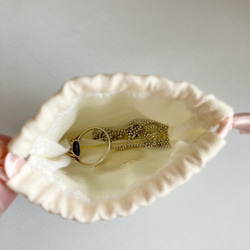 小さなアクセサリー巾着　2点セット 7枚目の画像