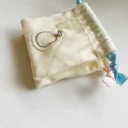 小さなアクセサリー巾着　2点セット 10枚目の画像