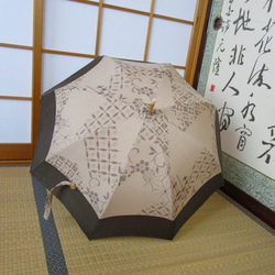 手作り日傘(村山大島紬) 本場村山大島紬の着物から日傘（傘袋付き） 傘・日傘 MICHI 通販