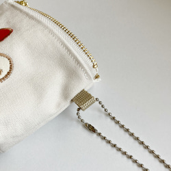 ミニミニ目薬！ポーチ【オフホワイト】 8枚目の画像