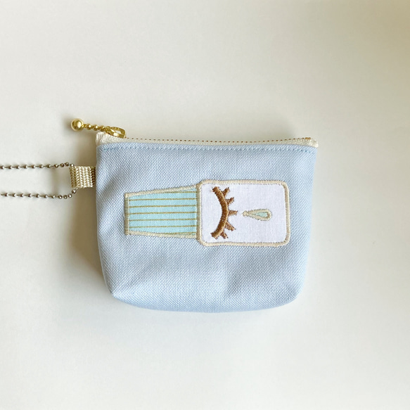 ミニミニ目薬！ポーチ【ベビーブルー】 2枚目の画像