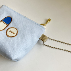 ミニミニ目薬！ポーチ【ベビーブルー】 8枚目の画像