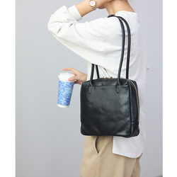 【限時特價】大容量柔軟真皮手提包 | 超大容量 &amp; 優雅設計 | 母親節或生日禮物的完美之選（5種顏色可選） 第6張的照片