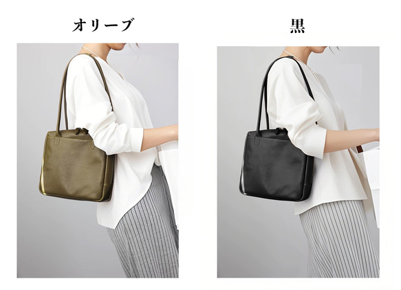 【限時特價】大容量柔軟真皮手提包 | 超大容量 &amp; 優雅設計 | 母親節或生日禮物的完美之選（5種顏色可選） 第7張的照片