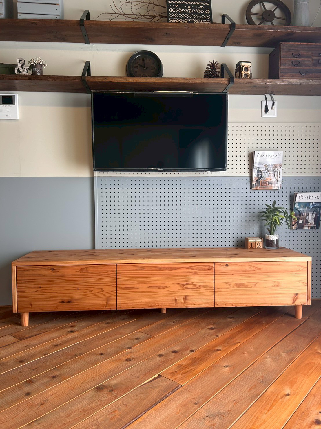 ★☆選択できるTVボード ☆★【自由設計】テレビ台 オーダー可能 1800×400×400mm A2タイプ