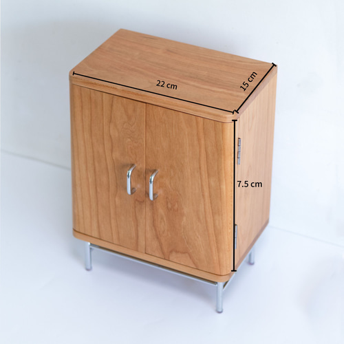 名入れ可】5段大容量ジュエリーボックス｜天然木（ウォールナット