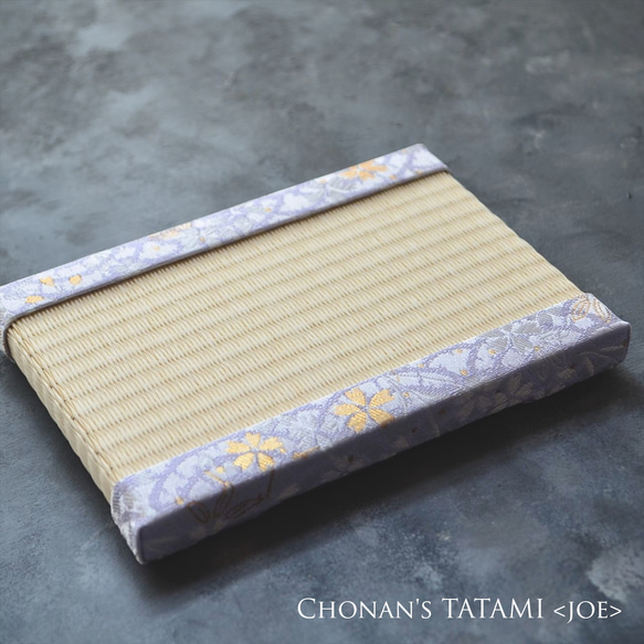 お供え花＆ミニ畳set〖青海波桜×ホワイトブルー〗｜ペット供養・手元供養・お仏壇用・お悔やみの贈り物 8枚目の画像