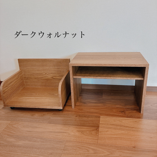 オーク プリンターラック パソコンラック 収納 その他家具 shima craft