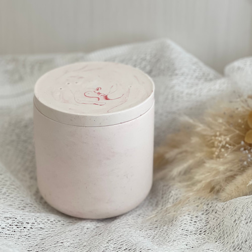 木芯アロマキャンドル ジェスモナイト〈フリージアの香り〉 ボックス