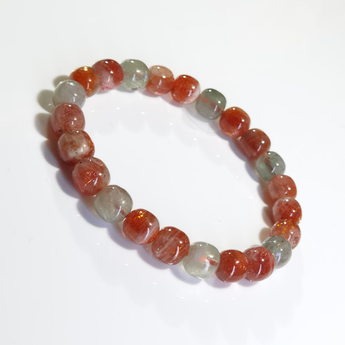 希少「ゴールデンサンストーン*ベリル共生鉱」アルーシャサンストーン