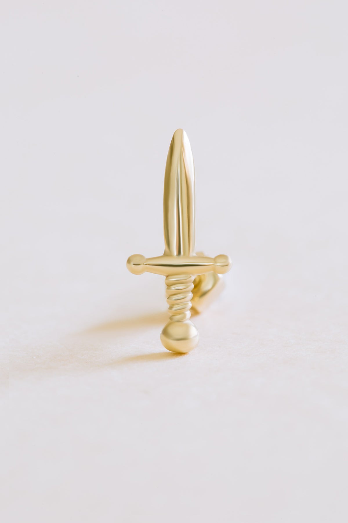 14K金 ゴールド 剣 ヘリックス 軟骨 アンチトラガス アウター インナーコンク イヤリング ピアス ラブレット