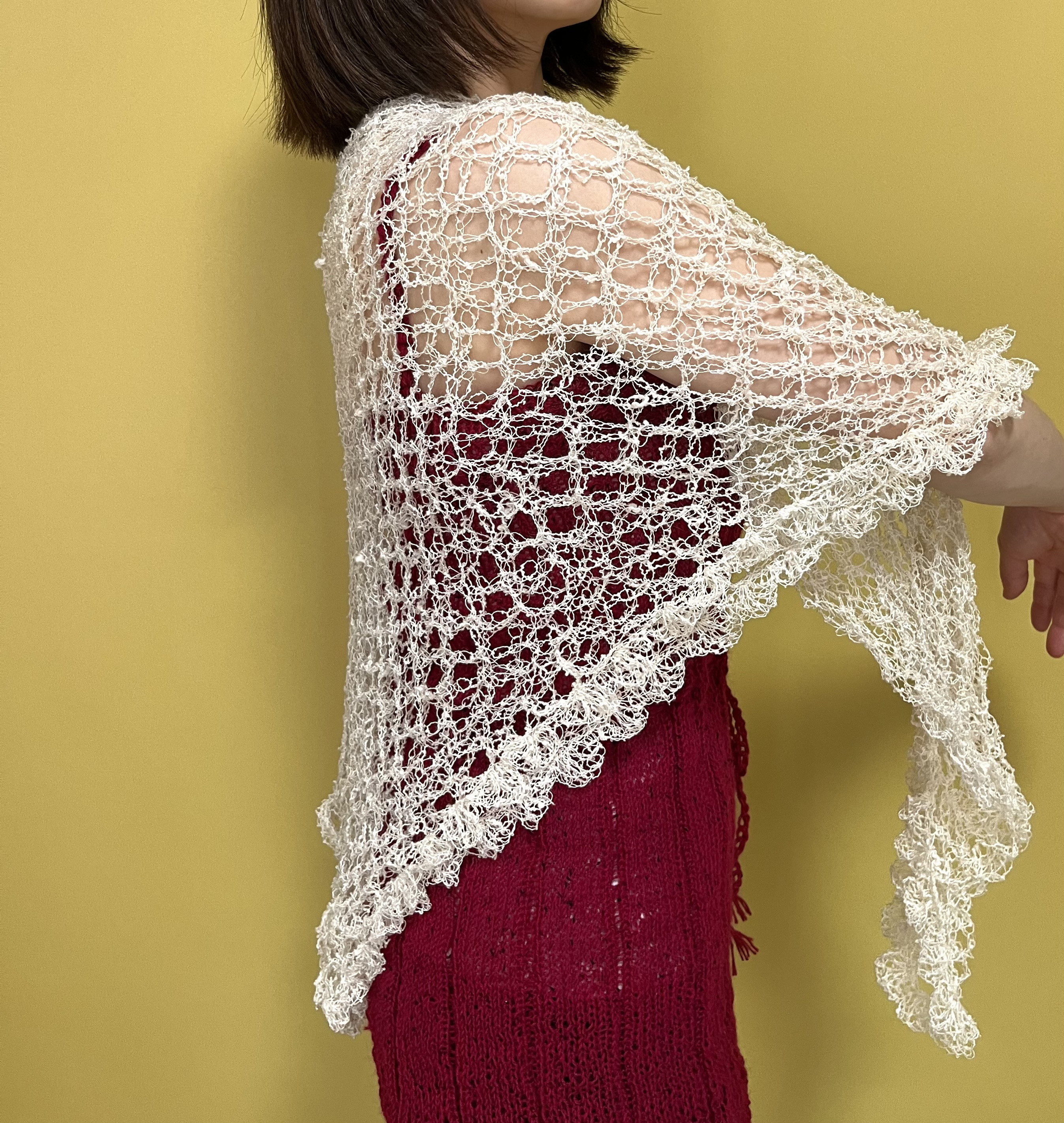 シルクとウールのヴェール 7,000円