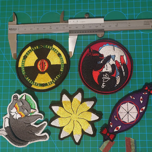 東方Project 刺繍ワッペン 東方Project ベルクロワッペン =4