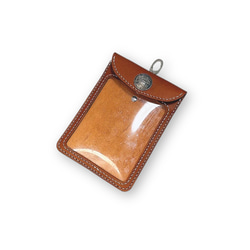 （手縫い）本革渓流ルアーワレット　レザークラフト　トラウト　ブラウン 手縫い）本革渓流ルアーワレット レザークラフト トラウト