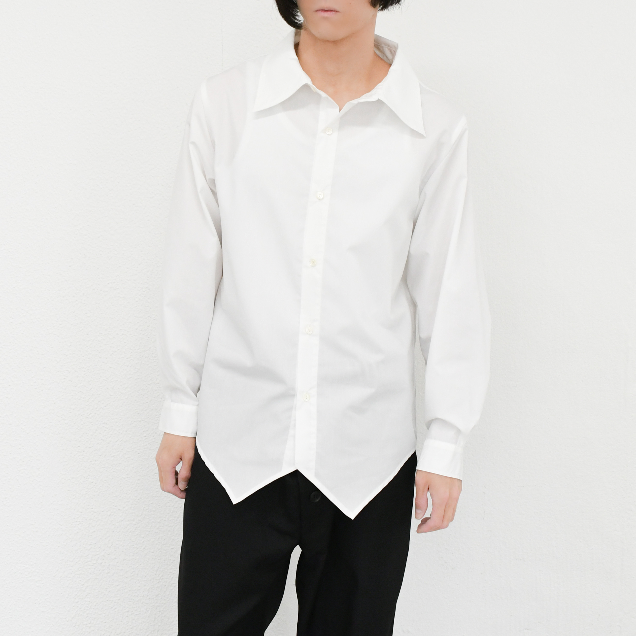 送料無料【完全一点物】メンズホワイトシャツ 10,780円