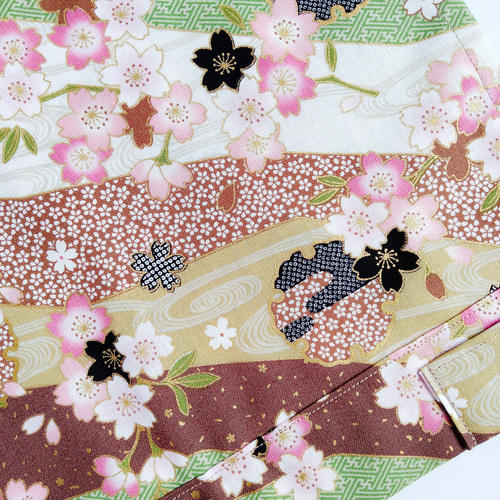 茶道のお稽古着・桜雪輪文様 着物 くちぶえ和手 通販 19213046｜Creema