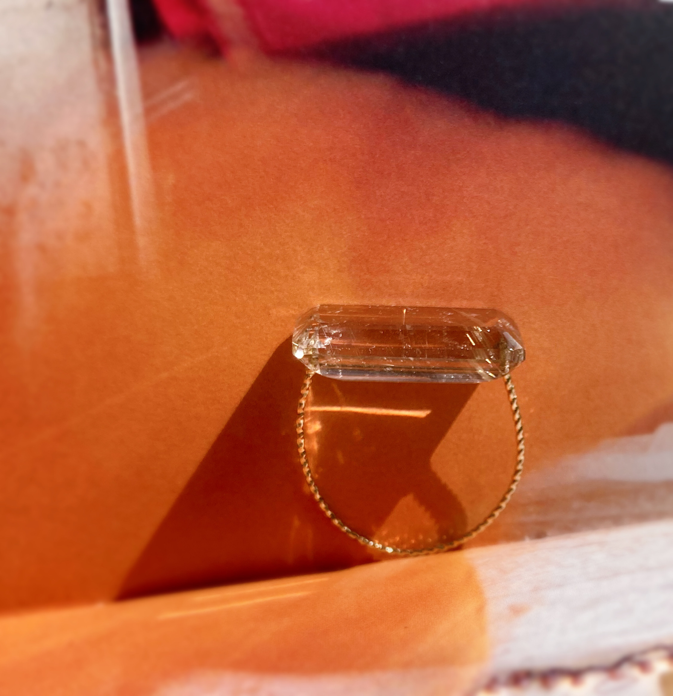 Prana candy gem ✴︎大粒✴︎ゴールデンルチルクォーツ✴︎k14gfリング