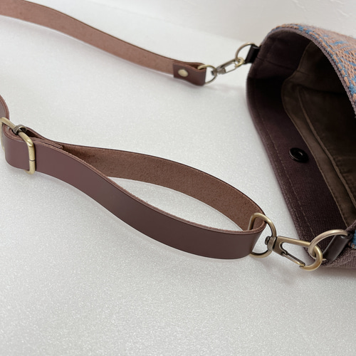 こぎん刺しショルダーバッグ ショルダーバッグ craft_e°ru 通販