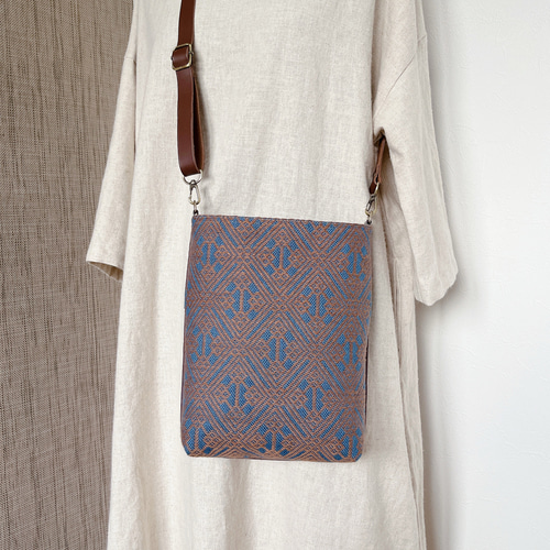 こぎん刺しショルダーバッグ ショルダーバッグ craft_e°ru 通販