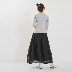 【全３色】気分で着こなしをチェンジ♪ カシュクールオフショル２wayリブニット 25016 12枚目の画像