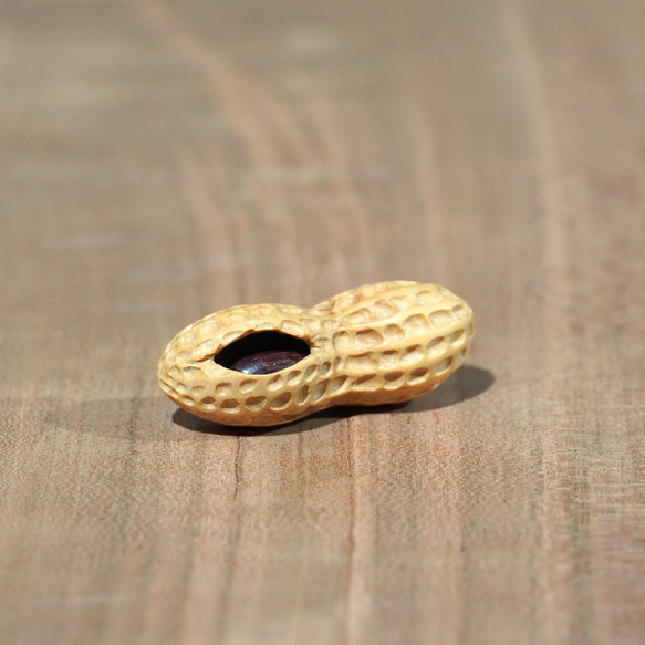 木彫刻 根付「落花生」黄楊 木彫り ラッカセイ ピーナッツ