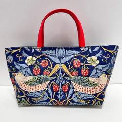 ෆ˚*川島織物ウィリアムモリス˚*ピンパーネルリングハンドルバッグ˚* pirori様専用 ウィリアムモリス 2wayバッグ ピンパーネル