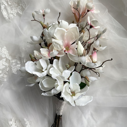 カラー、ダリア、ウェディングブーケ、クラッチブーケ ブーケ Maman