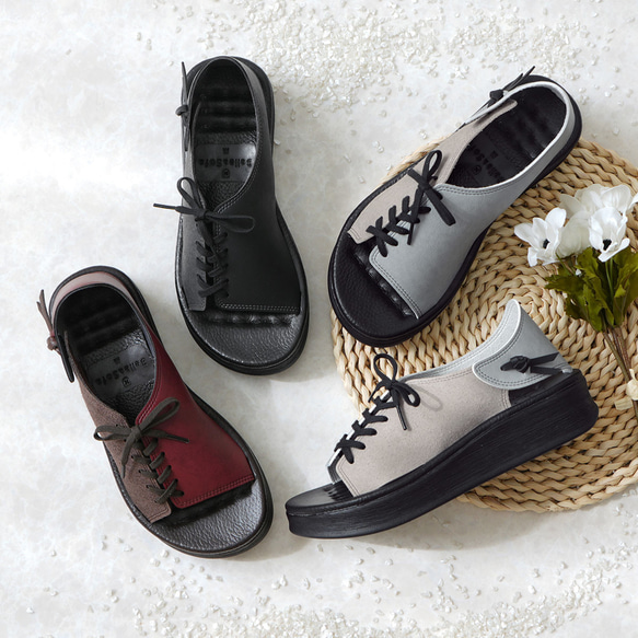 どんな足にもミラクルフィット サンダル (MOUSP) 靴 日本製 【納期5日以内発送】 8枚目の画像