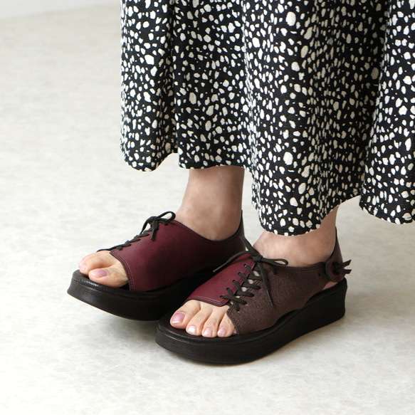 どんな足にもミラクルフィット サンダル (MOUSP) 靴 日本製 【納期5日以内発送】 1枚目の画像