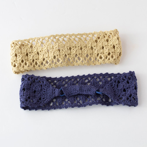 リネン　ヘアバンド nimili / wire hair band】ヘアターバン（ワイヤー入）コットン