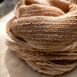 ビワ染めシルクコットンストール ビワ染めシルクコットンストール ストール coDama 通販 19215775