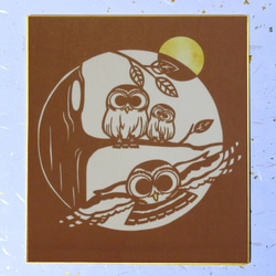 フクロウ（梟） 切り絵 のおすすめ人気通販｜Creema(クリーマ
