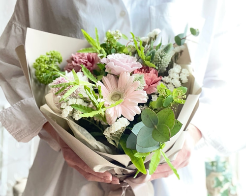 翌日発送】限定＊フレッシュブーケ＊生花の花束の贈りもの