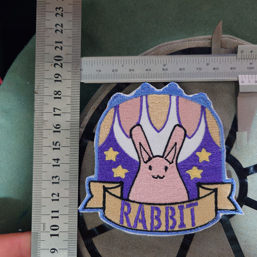 【絶版品】 牛ビキニ ブルー　刺繍パッチ 刺繍パッチ ブルーアーカイブ - ブルーアーカイブ (블루아카이브