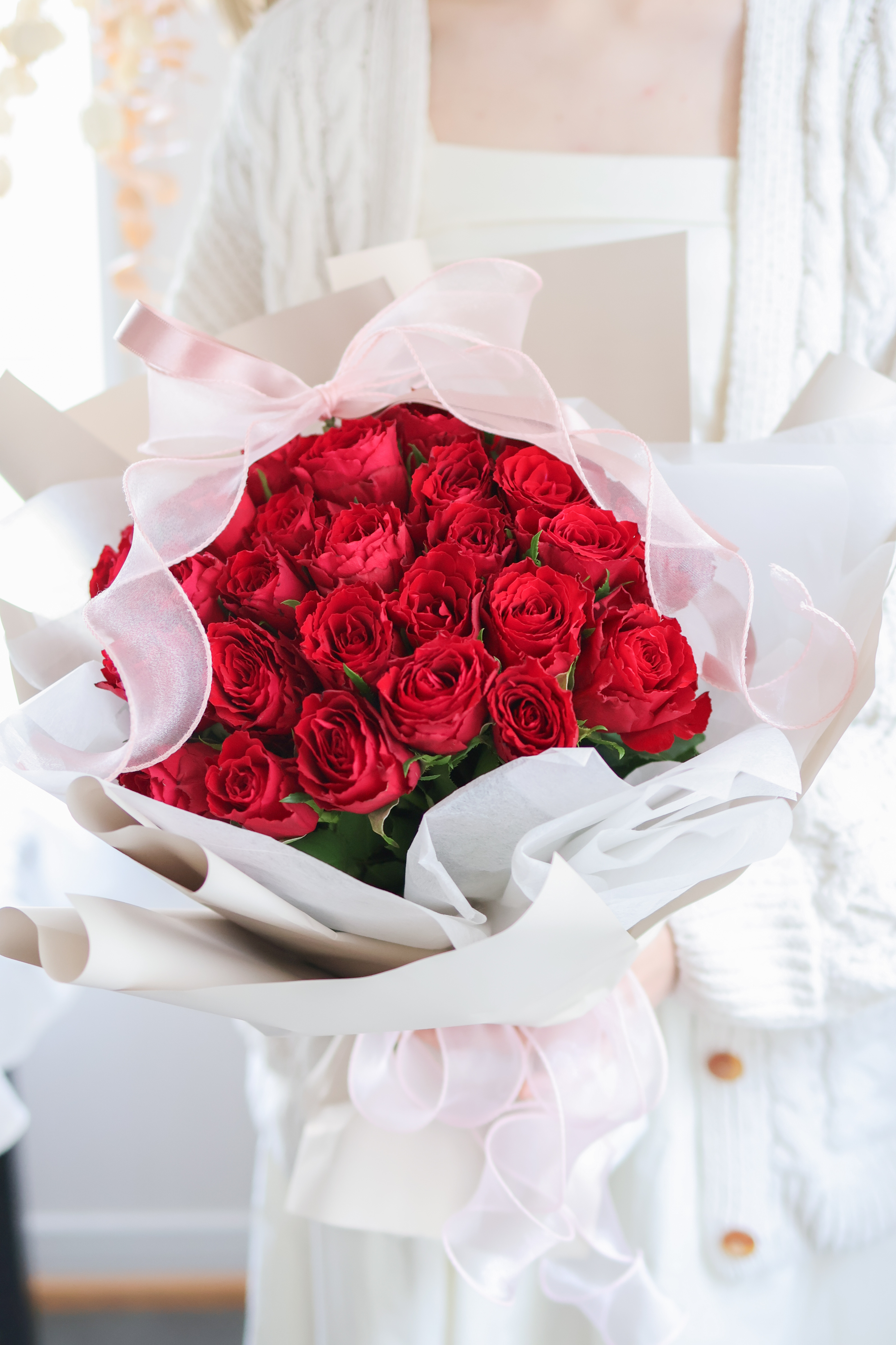 【生花】プロポーズに最適♡厳選バラの花束！12本〜選べる本数 永遠の愛を伝えるダーズンローズ サプライズ 告白 結婚