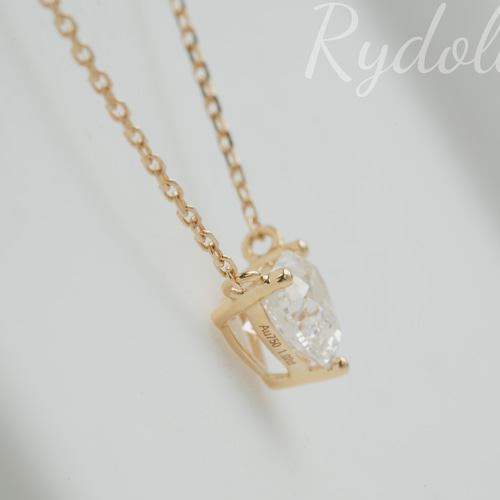 即納発送 K18 1.02ct E VVS2 ラボグロウンダイヤモンドネックレス IGI  