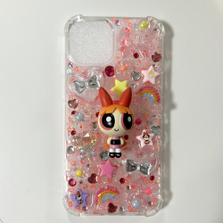 iPhone スマホカバー デコ 硬質ケース レジン ハンドメイド レジン オリジナルスマホケース｜レジンで押し花・ドライフラワー