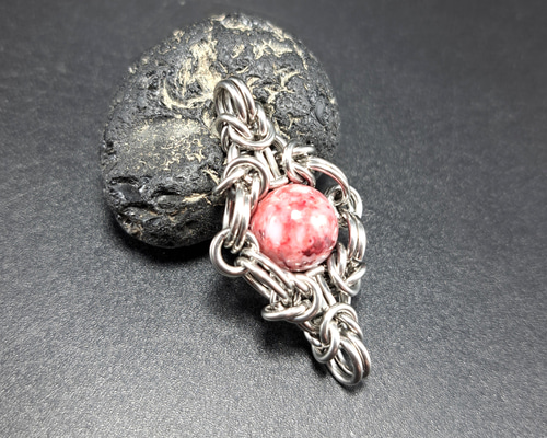 賢者の石! シナバー (シンシャ) イン クォーツ ペンダントトップ shin