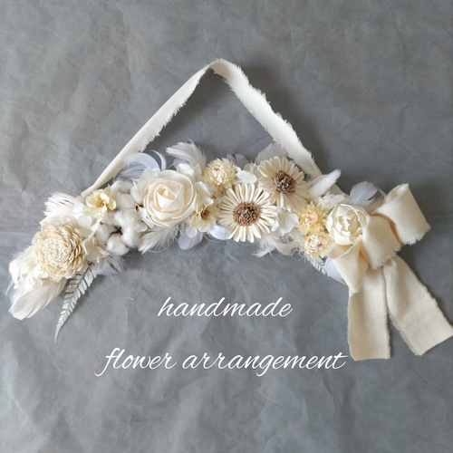 ドライフラワー スワッグ・アーチStyle ニューボーン バースデーフォト