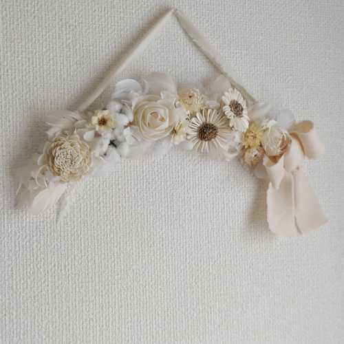 ドライフラワー スワッグ・アーチStyle ニューボーン バースデーフォト