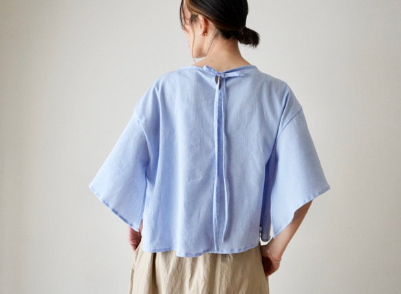 LACE SLEEVE ネックリボンブラウス black 16枚目の画像